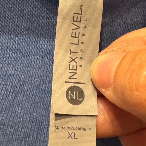 NEXT LEVEL Blue Houston Slackers Tank Top XL - Picture 4 of 4